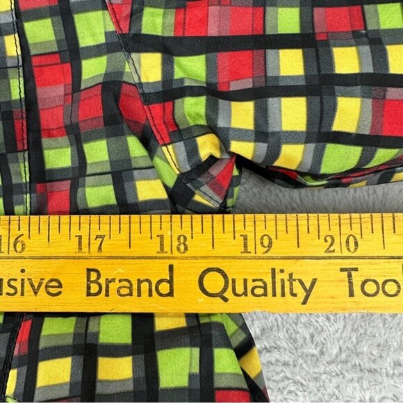 Burton Snowboarding Dryride Full Zip Up Plaid Jacket Size Large 10-12 US - Picture 5 of 15